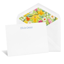 Simply Modern White Note Card