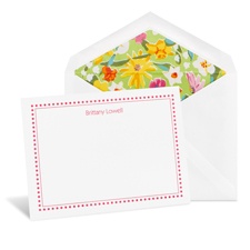 Simply Modern White Note Card