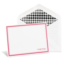 Bright Border White Note Card