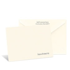 Simply Modern Ecru Note Card