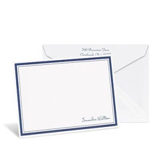 Bright Border White Note Card