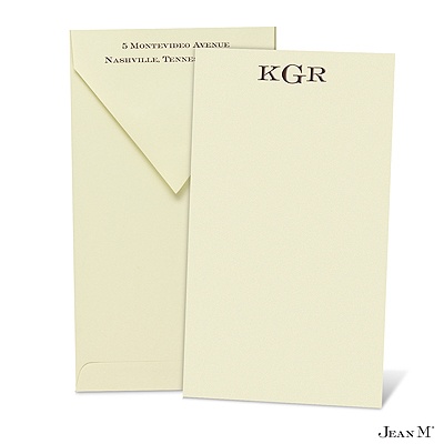 Color Your World Note Card - Ecru