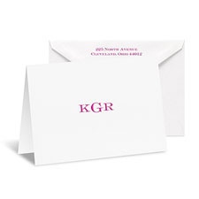 Classic White Note Card