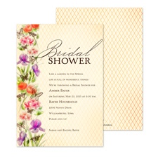 Butterfly Garden Bridal Shower Invitation