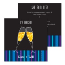 It's Official Engagement Party Invitation