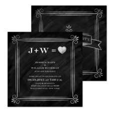 Engagement Equation Engagement Party Invitation