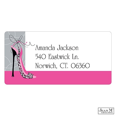 High Fashion Address Label