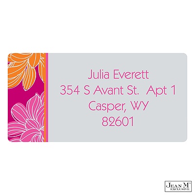 Beautiful Blooms Address Label