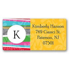 Pretty Patterns Address Label
