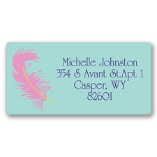 Feather Address Label
