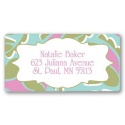 Modern Paisley Address Label