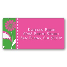 Paisleys and Posies Address Label