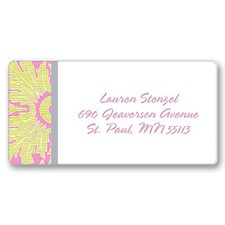 Brilliant Damask Address Label