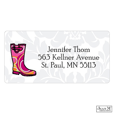 Puddle Jumping Address Label
