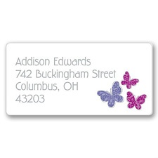 Beautiful Butterflies Address Label