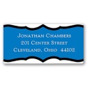 Wavy Crest Address Label