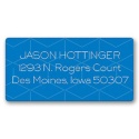 Hip Geometric Graduation Address Label