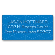 Hip Geometric Graduation Address Label