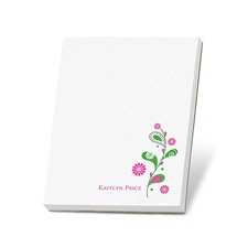 Paisleys and Posies Note Pad
