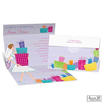 Diva Gifts Seal and Send Bridal Shower Invitation