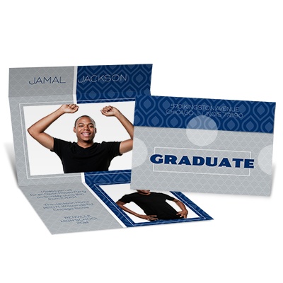 Modern Methods Photo Seal and Send Graduation Announcement