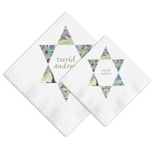 Star of David Ooh La Color Napkins