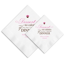 No Calories Ooh La Color Napkins