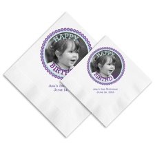 Banner Day Photo Ooh La Color Napkins