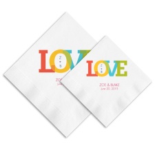 Color of Love Ooh La Color Napkins