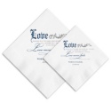 Love Never Fails Cocktail Napkins