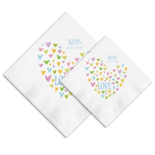 Heart of Hearts Ooh La Color Napkins