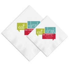 Merry Message Ooh La Color Napkins