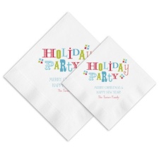 Holiday Party Ooh La Color Napkins