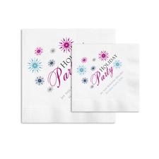 Colorful Snowflakes Ooh La Color Napkins