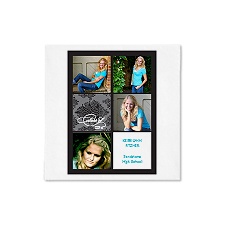 Damask Collage Photo Ooh La Color Dinner Napkin
