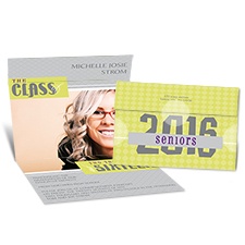 High Class Photo Seal and Send Graduation Announcement