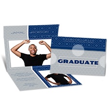Modern Milestone Photo Seal and Send Graduation Announcement