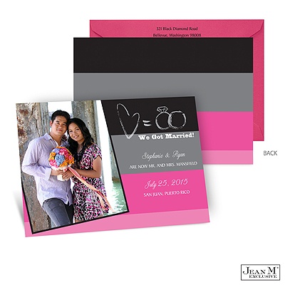 Buy announcement wording gifts - We Got Married Photo Marriage Announcement