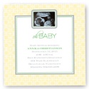 Ultrasound Photo Baby Shower Invitation