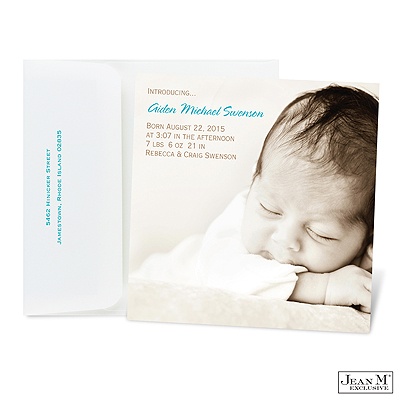 Sweet Photo Baby Announcement