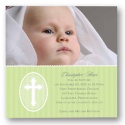Precious Cross Photo Baptism Invitation