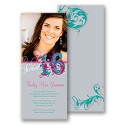 Fanciful Flourishes Sweet 16 Photo Invitation