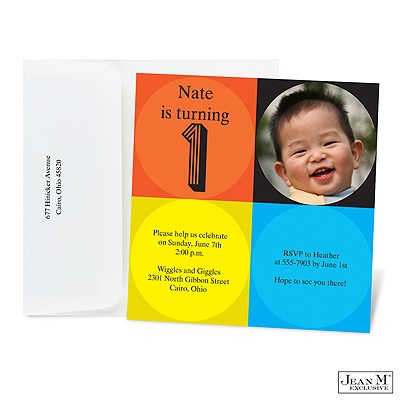 Bright Birthday Photo Invitation - 1