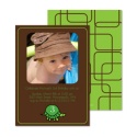 Turtle Maze Birthday Photo Invitation