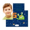 Far Out Birthday Photo Invitation - 5