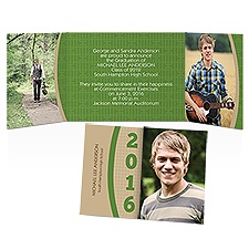 Natural Look Photo Graduation Announcement