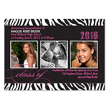 Wild Style Photo Graduation Announcement