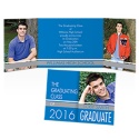 Sleek Style Photo Graduation Announcement