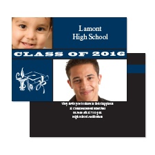 Montage Mania Photo Graduation Announcement