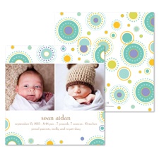 Roly Poly Photo Baby Announcement